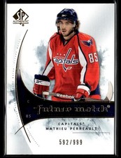 2009-10 SP Authentic Future Watch Mathieu Perreault RC 592/999 Washington