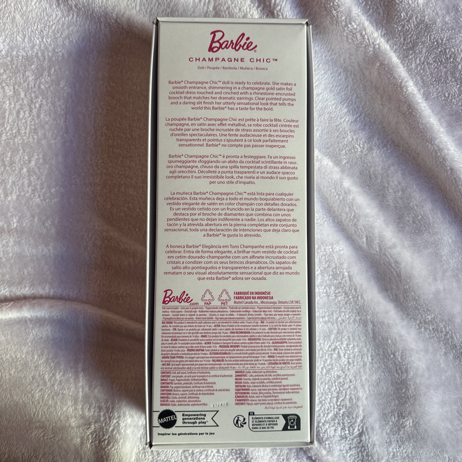 Barbie Champagne Chic Doll Paris Japan Convention 2025 Exclusive NEW SEE PHOTOS