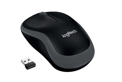 Logitech M185 Wireless Maus optisch kabellos USB Empfänger Grau