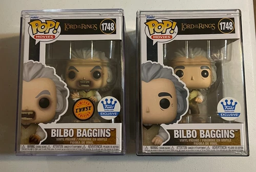 Funko Pop! The Lord of the Rings Bilbo Baggins CHASE/COMMON #1748 Vinyl Figure
