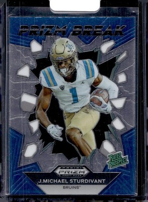 2024 Panini Prizm Draft Picks #PB-JMS J. Michael Sturdivant Prizm Break