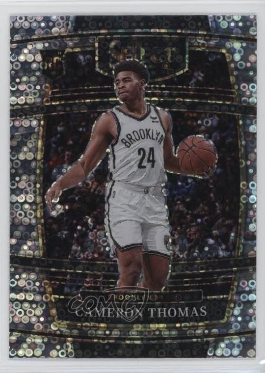 2021-22 Panini Select Concourse Disco Prizm Cameron Thomas #21 k7n