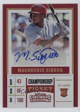 2017 Chronicles Contenders Rookie Championship Ticket 5/25 Magneuris Sierra 0rd2