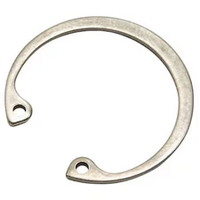 Internal Retaining Ring, Stainless Steel, Plain Finish, 2 1/2 In Bore Dia.,