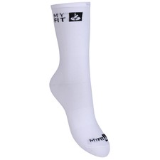 MYFIT Slipin Nylon Socken Wei&szlig;, d&uuml;nne Skatesocken f&uuml;r Skaten & Radfahren
