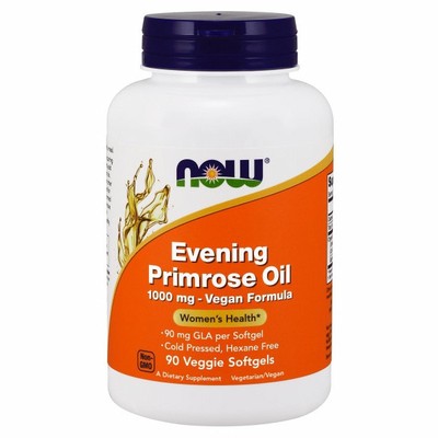 Evening Primrose Oil 1000 mg 90 Veg Softgels By Now Foods
