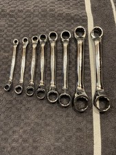 Snap-on 12Pt Metric Short 10° Offset Box Wrench 8 Pcs Set