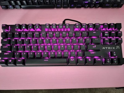 Atrix Sniper Series GSKB01 RGB Wired Gaming Mechanical 80% Keyboard Outemu Brown