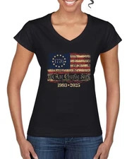 We The People Are Charlie Kirk, RIP Charlie Womens Standard V-Neck Tee