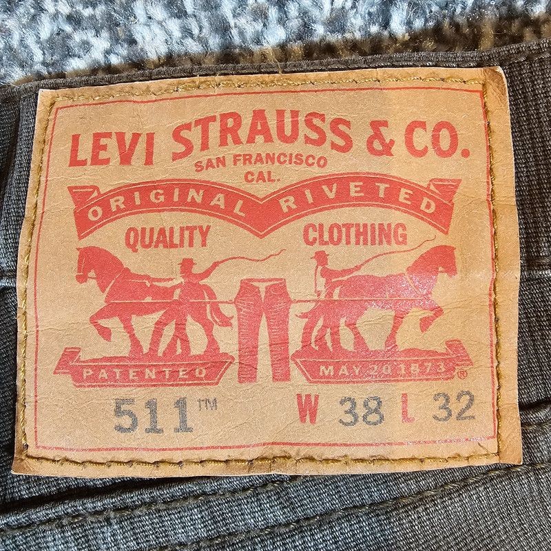 Levi 511  Brown Mens W38 L32 image 7