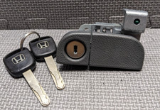 Honda Odyssey 2005-2010 gris cálido guantera bloqueo pestillo mango con llave OEM