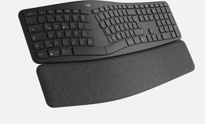 Logitech Ergo K860 Kabellose ergonomische Bluetooth Tastatur schwarz QWERTZ