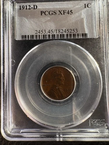 1912-D LINCOLN 1C XF45
