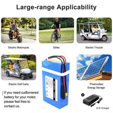 48V 24Ah 60V 72V Ebike Batteries Pack 36V 20AH Electric Bicycle Escooter Battery