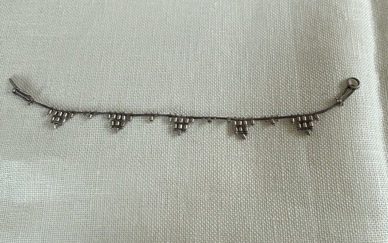 Very Beautiful & Delicate Ten Thousand Things Silver Bracelet