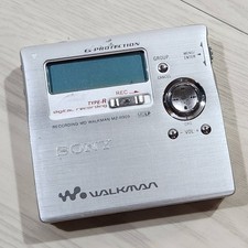 SONY MZ-R909 Silver Walkman Portable MD Player Recorder MDLP Working See notes