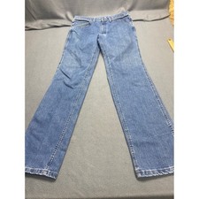 Wrangler Cowboy Cut Jeans Mens 33x34 Blue Premium Performance Slim Fit Western