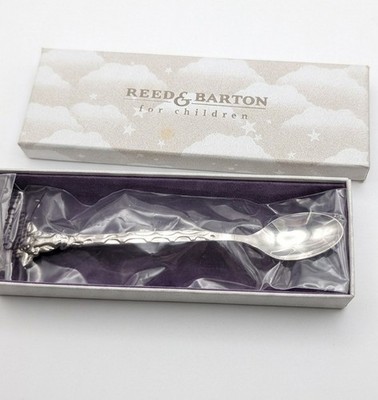 Reed & Barton Silverplate Baby Spoon Silver Made in USA Newborn in Box