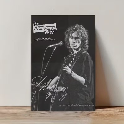 Vintage Jeff Buckley It's Never Over Music Poster