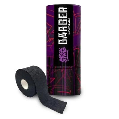 BARBER MARMARA NECK STRIP negro 5x100 collarín peluquería desechable - Imagen 1 de 2