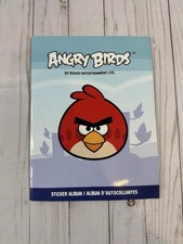 Angry Birds Sticker Book Album With 123 Partially Complete Sticker