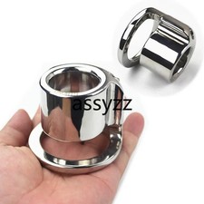 Scrotum Pendant Stretchers Balls Lock Ring Stainless Steel Scrotum Testicle