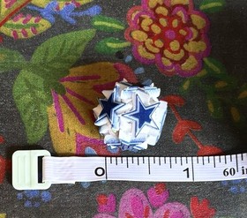 5 Pce DALLAS Football Team Geometric Chunky Acrylic Bubblegum Beads Rhinestone