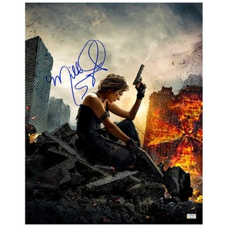 Milla Jovovich Autographed Resident Evil: The Final Chapter Ruins 16x20 Photo