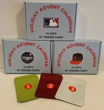 Baseball Card Holiday Advent Calendar - 24 Days Of Trading Cards