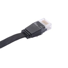 Network Cable CAT-6 RJ45 Flat Ethernet Cable Retractable For Router Laptop