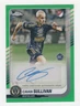 2025 TOPPS CHROME SOCCER MLS AUTOGRAPH GREEN REFRACTOR 95/99 RC CAVAN SULLIVAN