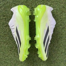 Image of Adidas X Crazyfast Elite FG Green/white Football Boots Size UK 9