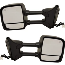 Power Mirror Set For 2004-05 Nissan Titan SE Towing Heated Chrome Left and Right