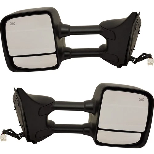 Power Mirror Set For 2004-05 Nissan Titan SE Towing Heated Chrome Left and Right