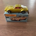 Matchbox Car #16 Gold Pontiac Firebird Lesney England 1979 Box - Read