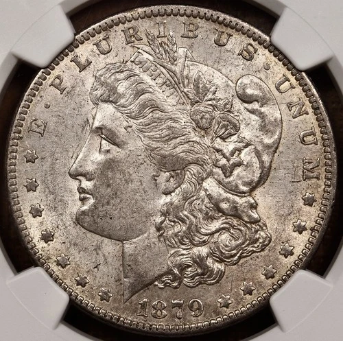 1879-O Morgan Dollar, NGC AU58, dusty original DKRC's DOLLAR DEAL WEDNESDAY!!!