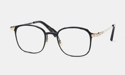 MASAHIRO MARUYAMA MM-0014 Glasses Sunglasses Metal Frame Black Gold Used