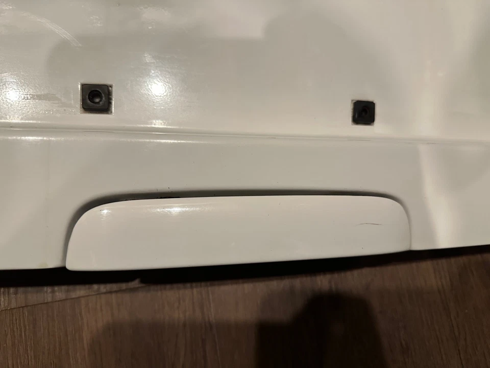 Chevy Trailblazer GMC Envoy 2002-2009 escotilla trasera placa panel blanco Foto 4 de 4