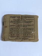 WW2 Original British Army Field Dressing Dated 1942