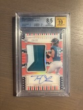 2021 National Treasures FOTL Stars and Stripes RPA Trevor Lawrence BGS 8.5 /25