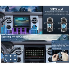 64G Car Carplay Radio Stereo w/Camera For Ford F150 2009-2012 Navi GPS 1280 800