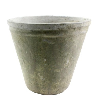 HomArt Rustic Terra Cotta Tomato Pot, Large, Antique Whitestone, 1-Count
