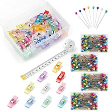 50Pcs Sewing Clips 400PCS Sewing Pins with Box, Assorted Colors Quilting Cli...