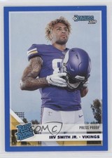 2019 Panini Donruss Rated Rookie Press Proof Blue Irv Smith Jr #324 0e1
