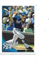 Chris Getz 2010 Topps Error Baseball Card #508 Kansas City Royals