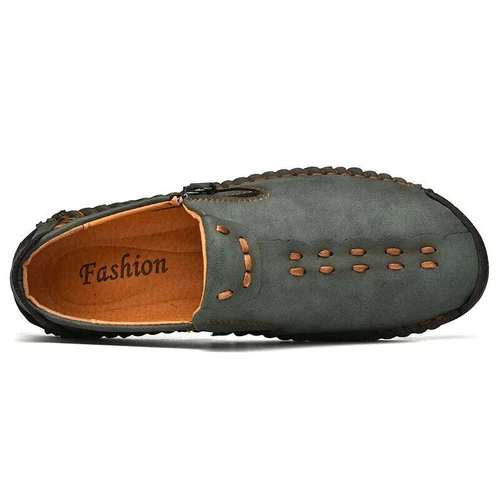 Herren Lässige Leder weiche Sport Walking Schuhe Mokassins Schuhe Sportschuhe - Bild 16 von 31