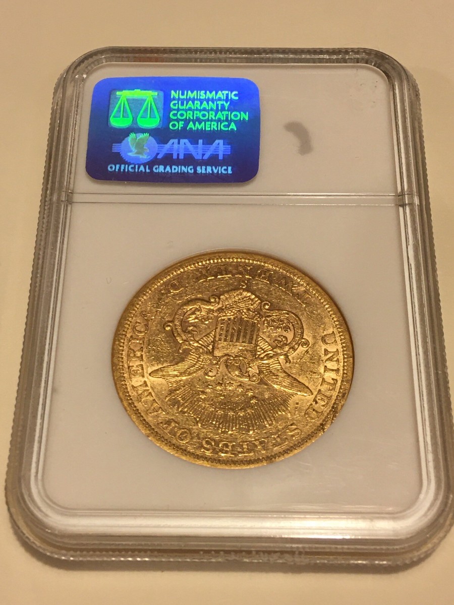 1862-S XF40 NGC Liberty Double Eagle $20 Gold Coin great appeal