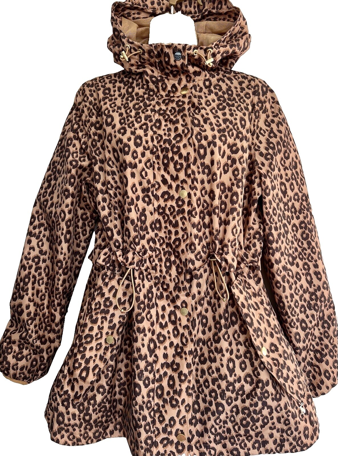 Joules Leopard Print Raincoat UK