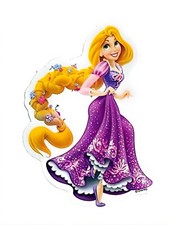 Disney Princesses RAPUNZEL Anime Cartoon Water Resistant Iridescent Sticker