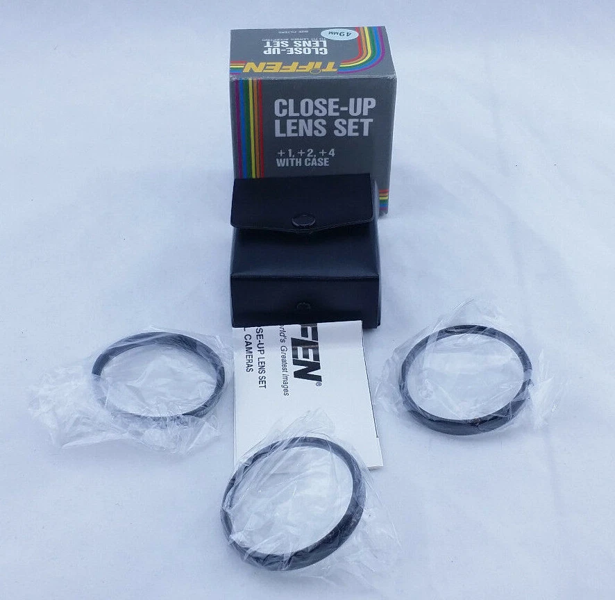 Tiffen Close-up Lens Macro Set, 49mm, +1 + 2 + 4 - Image 3 of 3